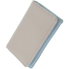 Alto Rose Business Card Holder, Women's Piping, Card Case, Simple, Thin, Agate, gray