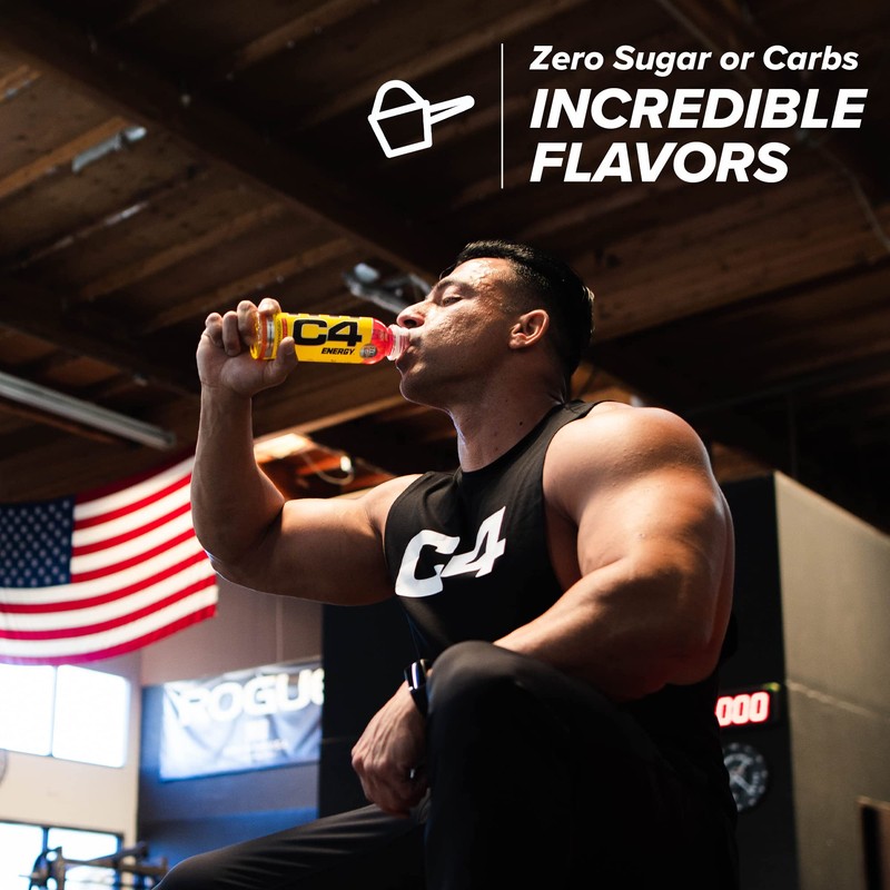 Cellucor C4 Energy Non-Carbonated Zero Sugar, Pre Workout Drink +