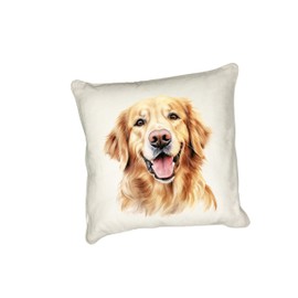 Anonymous Gifting Golden Rretriever - Watercolour dog printed cushion cover - perfect for dog lovers