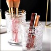 CAZAGA Glass Toothbrush Holders for Bathrooms, 12 oz Clear Tooth