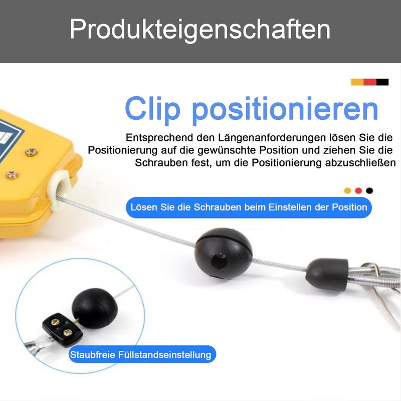 Spring Pull Retractable Tool Holder Hanging Device 1.5-3 kg Hanging