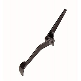 Speedway Motors Spoon Accelerator Throttle Pedal, Black Powder Coated Steel