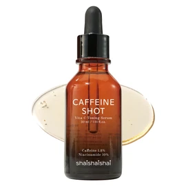 Shaishai Beauty Serum, High Concentration Vitamin C, Caffeine Shot Toning Serum, Tone Up for Transparency, Pore Care, Anti-Dullness, Tightness & Shiny Skin, 1.0 fl oz (30 ml)