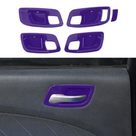 JWWY Dodge Charger Inner Door Handle Bowl Cover Trim for Dodge Charger Accessories 2015-2022 Purple (Chrysler 300)