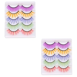 Baluue Sets Lash Kit Wispy Lashes Women's False Eyelashes for Parties Events Pairs