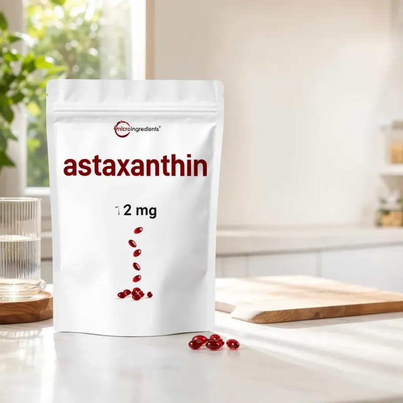 Astaxantina Piel Y Bienestar 12 Mg 120 Softgels Sin Gluten