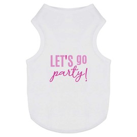'Let's Party' Pet Dog/Cat T-Shirt (PT00110449)