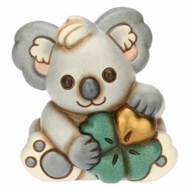 THUN - Mini koala Sidney portafortuna - ceramica - Collezione Animali - 5,5 x 4,1 x 5,6 cm