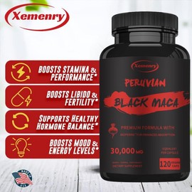 Natural antioxidants - Contains piperine and black maca - Reduces fatigue, motivates and supports exercise recovery - Suitable for men and women, 3 packs, 120 tablets / 천연 항산화제 - 피페린과 블랙마카 함유 - 피로 완화 동기 부여 및 운동 회복 지원 - 남성 및 여성에게 적합, 3개, 120정