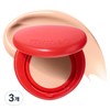 Tokobo Apple Dewey Fit Cushion 15g, 3 pcs, 22 Rosie / 토코보 애플 듀이 핏 쿠션 15g, 3개, 22 로지