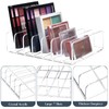 TUZAZO 2 Pack Acrylic Eyeshadow Palette Makeup Organizer - 7-Section