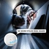 Briidea Mailbox Alarm, Wireless, Battery Powered, White, 500ft Range, LED