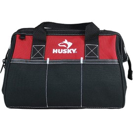 Husky 12 Inch Contractor’s Multi-Purpose Water-Resistant Tool Bag