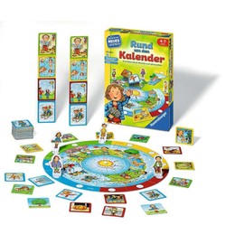 Ravensburger Spielen und Lernen 24984 - Around the Calendar Game [German language]