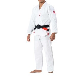 FUJI Ultra Lite 300 Brazilian Style Jiu Jitsu Uniform, Durable, Lightweight BJJ Gi, White, Size A3
