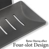 Soap Dishes for Bathroom, Bar Soap Holder with Self Draining