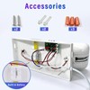 M.Y.Z. Wanderer Emergency Lights with Battery Backup,Hardwired Emergency Exit Light