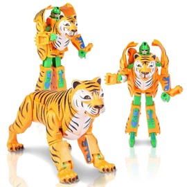 ArtCreativity Tiger Robot Action Figure with 13 Moving Parts, Cool Tiger Toy for Kids, Cool Contest or Carnival Prize, Fun Birthday Gift Idea for Boys and Girls