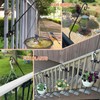 NEECONG Deck Hook Rail Suitable for Hanging Flower Baskets Wind