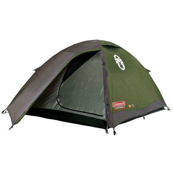 Coleman Darwin 3 Dome Tent Grey/Green 2016 Camp Dome Tent