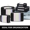 BAGAIL 6 Set Packing Cubes Various Sizes Packing Organizer for