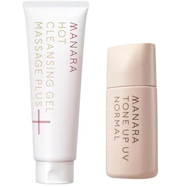 Manara Hot Cleansing Gel 200g & Tone Up UV Normal 30ml Set