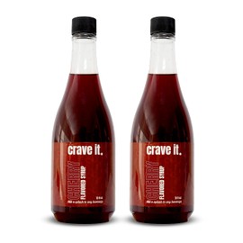 Crave It! Rich Cherry Flavoring Syrup, Add a Splash to Your Favorite Beverages – Soda, Coffee, Latte, Italian Soda, Lemonade. Create a Craveable Cherry Coke – 13 FL OZ / 2 Pack
