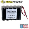 Exell 12V 1000mAh (10xAA) NiCd Battery Pack w/ Wire Leads