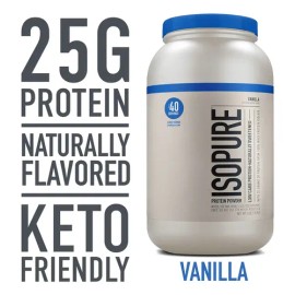 Proteina Isopure Powder Low Carb 3lb 40serv Dlc Il1 Sabor Vainilla                                                                                    