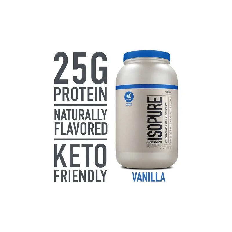 Proteina Isopure Powder Low Carb 3lb 40serv Dlc Il1 Sabor
