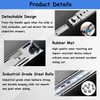 Heavy Duty Drawer Slides with Lock 22 Inch,3-Fold Full Extension