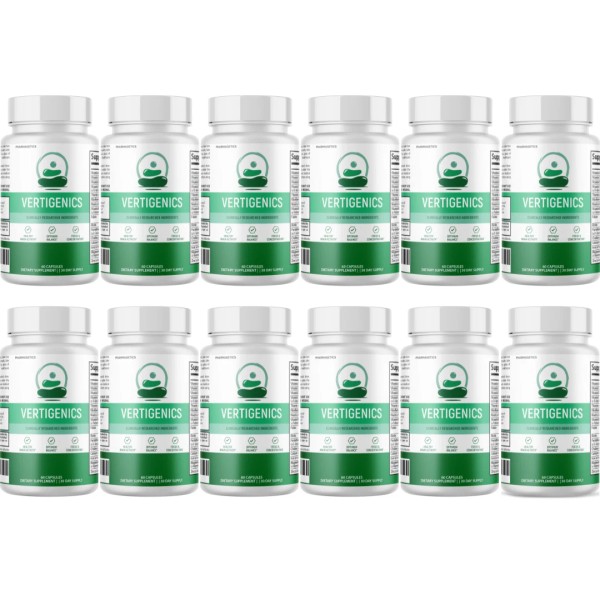 pharmagetics Vertigenics Capsules to Support The Body’s Balance System -