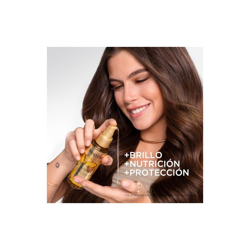 Pantene Aceite Para Cabello Nutre, Protege, Da Brillo Y Antifrizz