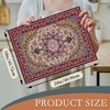 UIUPRO Boho Dish Drying Mat,Persian Original Tribal Drying Rack Pad