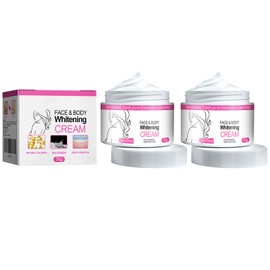 Hautaufhellungscreme für jeden Hauttyp,Skin Brightening Cream,Unterarm Whitening Cream,Körperaufhellungscreme, Anti Aging für Frauen & Männer,30g 2pc