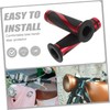 FELTECHELECTR 1 Pair Motorcycle Handle Grips Ergonomic Nonskid Design for