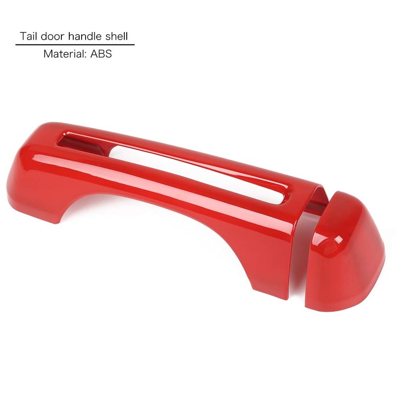 JeCar 5PCS Door Handle Tailgate Handle Cover Trim Kit Compatible