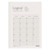 【2026 Edition Hand Diary】 Nakabayashi Logical Diary 2026 Monthly Notebook