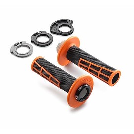 Genuine KTM Lock-On Grip Set, 2016-2023 SX-F, XC-W, EXC-F 79002923000