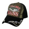 3d Sombrero bordado gorra de béisbol "" Kiss My Bass