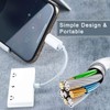 ELITEED 3in1 Lighting to 3.5mm,Headphone Adapter for iPhone, Dual Earphone
