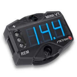 STETSOM MINI VT Ultra Compact Digital Voltmeter 7V to 30V with Blue LED Display