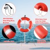 23" Life Ring Boat Safety Throw Ring with Water Floating