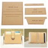 4Pcs Acrylic Template Card Holder DIY HandMade Leather Pattern Drawing