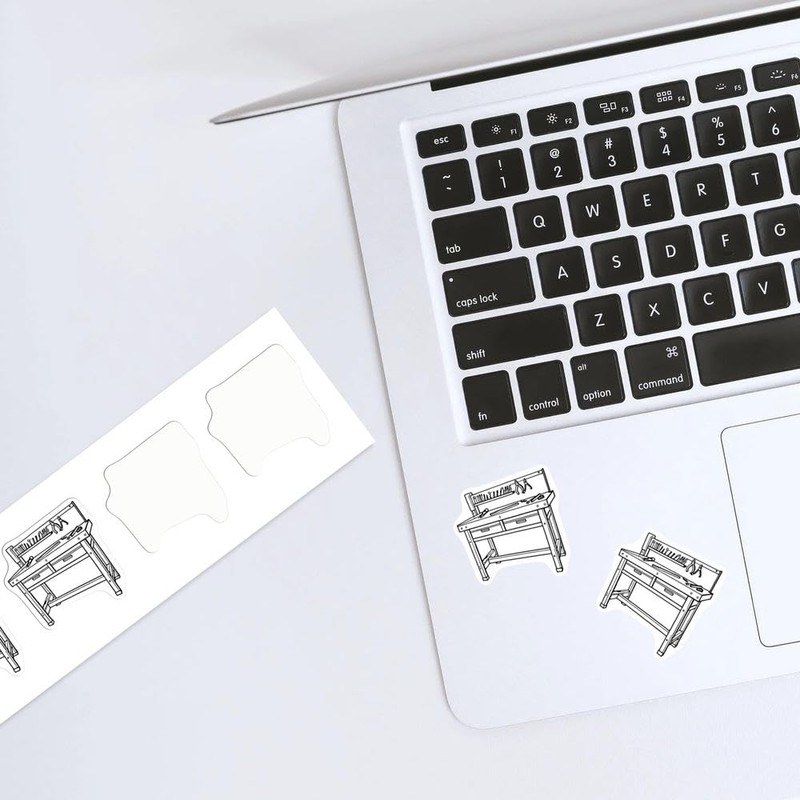 4 x Small 50mm 'Tools Workbench' Permanent Sticker Decals for