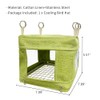 La La Pet Breathable Bird Hut for Summer Hanging Cage