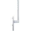 HOPPE Toulon 11598669 Lifting Sliding Door Handle Inner PZ, Length