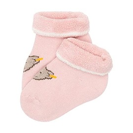 Steiff Unisex Baby Short Socks GOTS, Silver pink