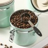 Coffee Canister Mint Green Food Grade Stainless Steel Airtight Coffee