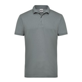 James & Nicholson Men's Workwear Polo – Robust Polo Shirt for Hobby and Work, Dark-grey, S